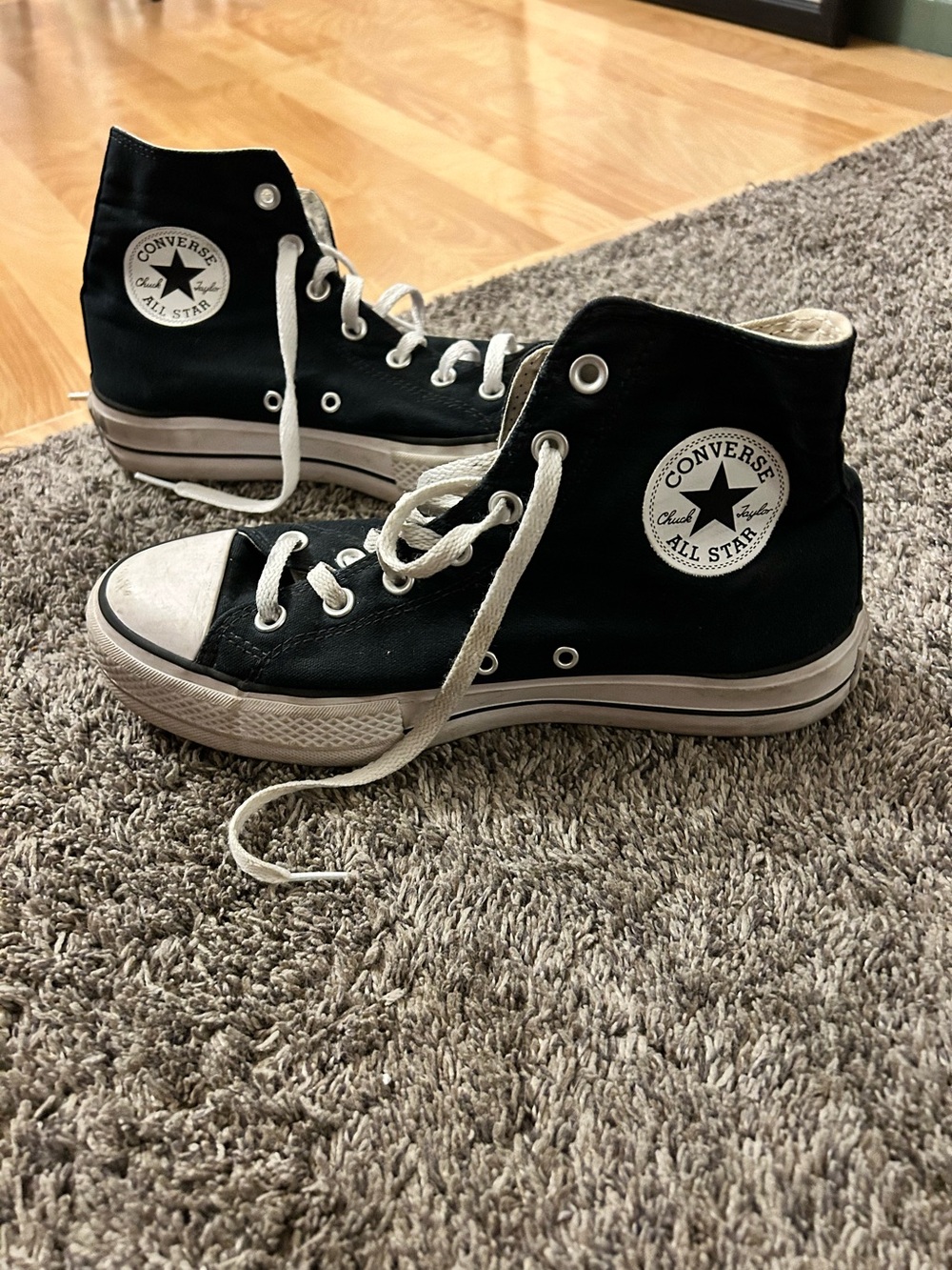 Converse Chuck Taylor All Star Lift Platform High Top Black Women’s Size 9